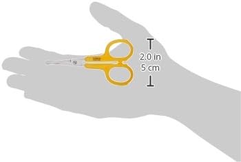 TAMSCO Safety Scissor 3.5-Inch Safety Tip Plastic Handle Stainless Steel Body