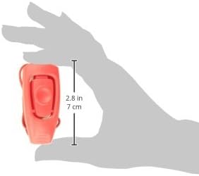 Company of Animals Whizzclick, Clicker and Whistle Combined, Recall and Reward Training, Wrist Strap, for All Dogs Including Sensitive Dogs and Puppies (Pack of 2)