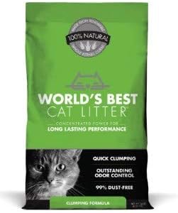 World's Best Cat Litter Original Series 14 Pound Bag ,Outstanding Odor Control, Quick CLUMPING & Easy SCOOPING, PET, People & Planet Friendly