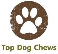 Top Dog Chews - 5 Pack of Peanut Butter Filled Cow Hooves Dog Treats. Long Lasting Natural Dog Chews, Great for Aggressive Chewers, (5 Pack, Peanut Butter)