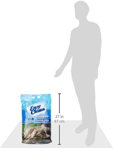 Pestell Easy Clean Clumping Cat Litter with Baking Soda, 40-Pound