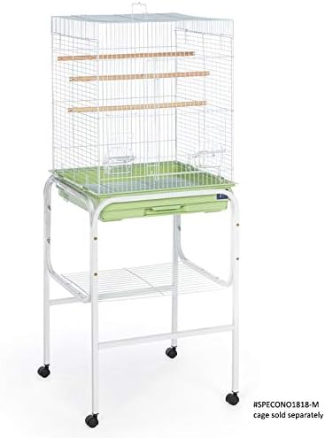 Prevue Pet Products Bird Cage Stand with Shelf, White