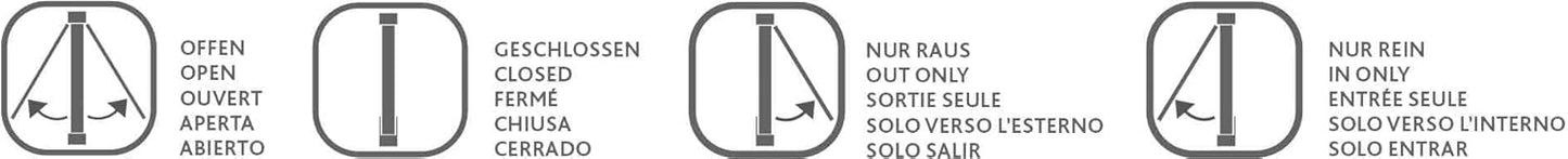 Trixie 4-Way Cat Flap, White, 490 g