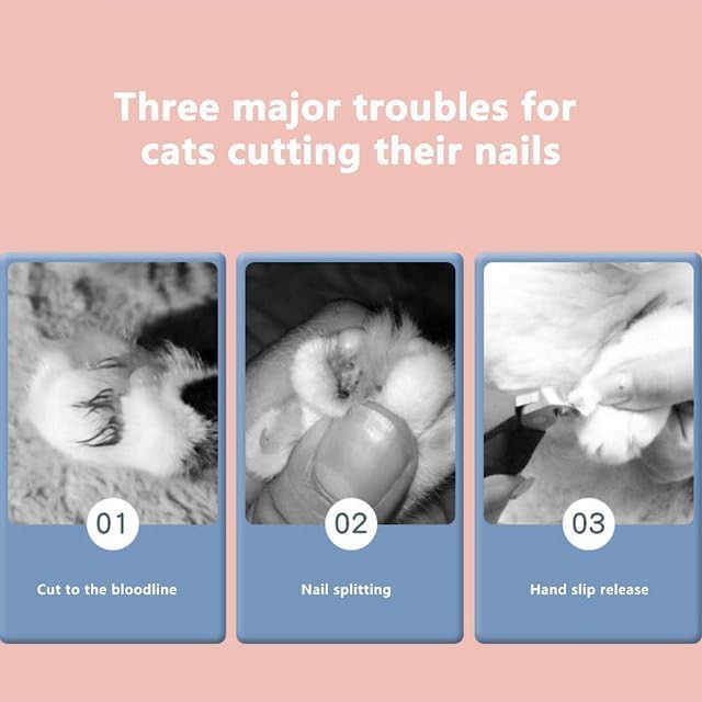 Cat Nail Clippers, Cat Claw Trimmers, Suitable for Small Animals Such as Cats, Birds, Hamsters, Rabbits, ferrets, Chinchillas, Guinea pigs, Professional Nail Trimmers for Small Animals at Claw Care