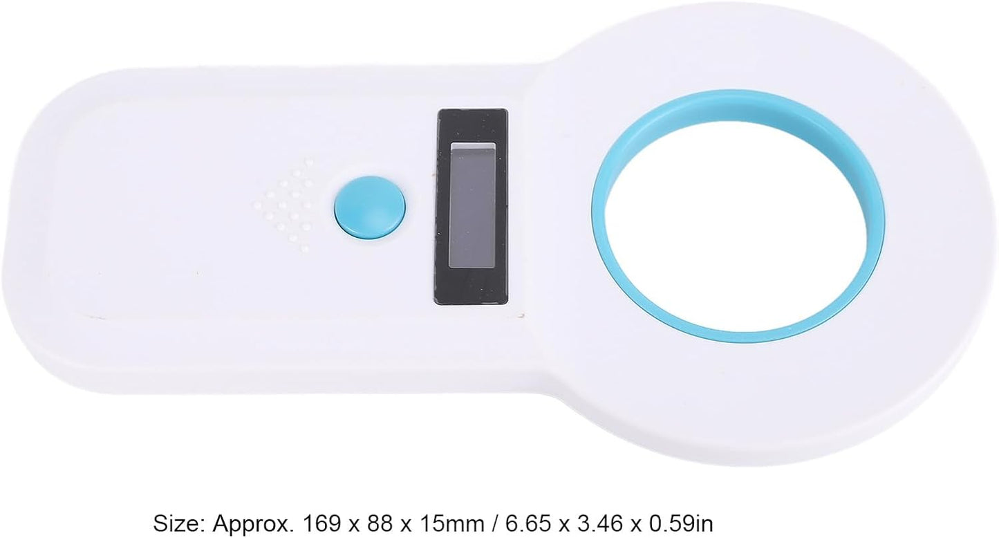 Garosa Dual Frequency Pet ID Reader 134.2kHz 125kHz Handheld Microchip Scanner with OLED Screen Bluetooth USB for Animal Shelter Veterinary Clinic Pet Owner