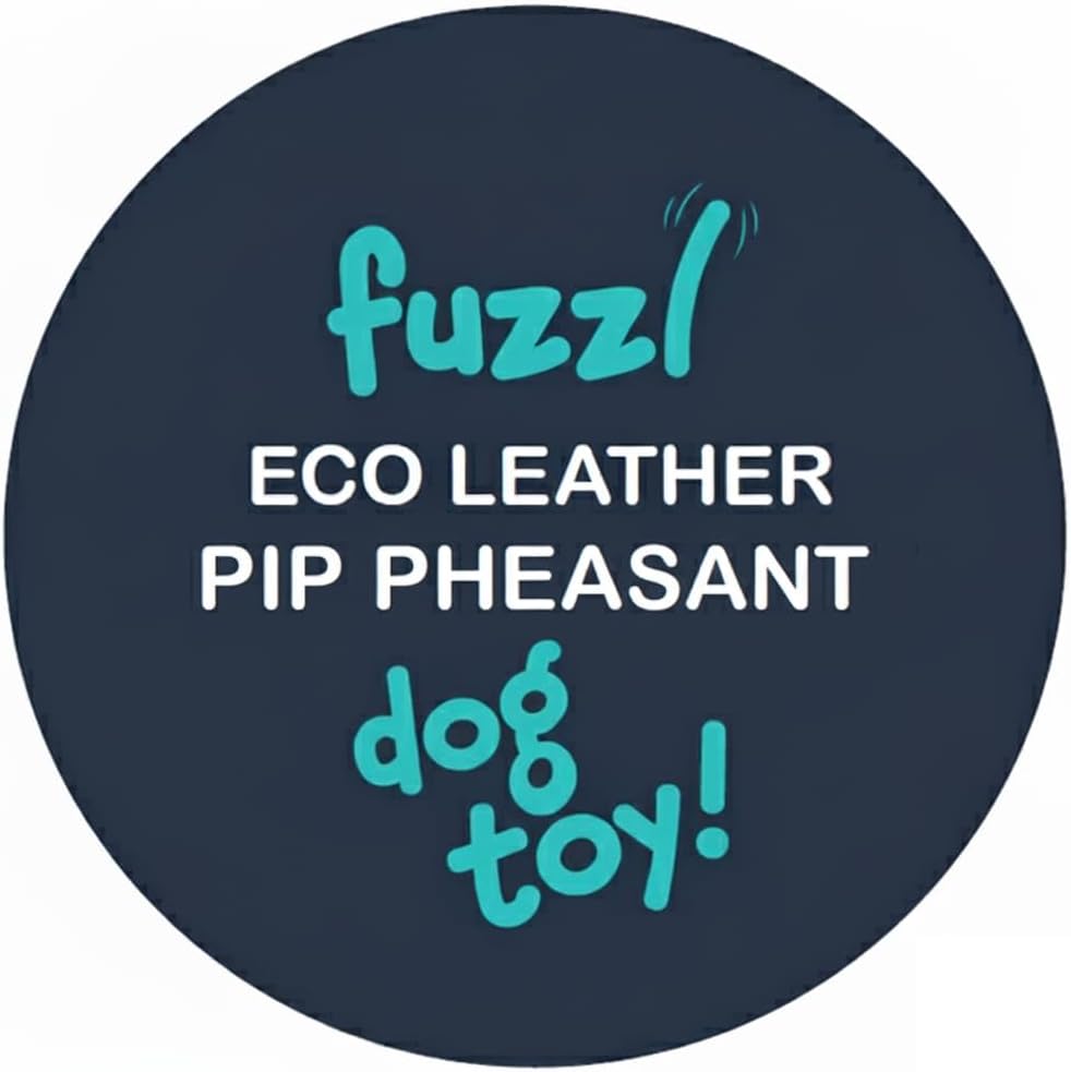 Eco Leather Pip Pheasant Toy Natural and Tough Dog Toys - Long Lasting Chew Toys for Aggressive Chewers - Strong Dog Toy for Dogs and Puppy