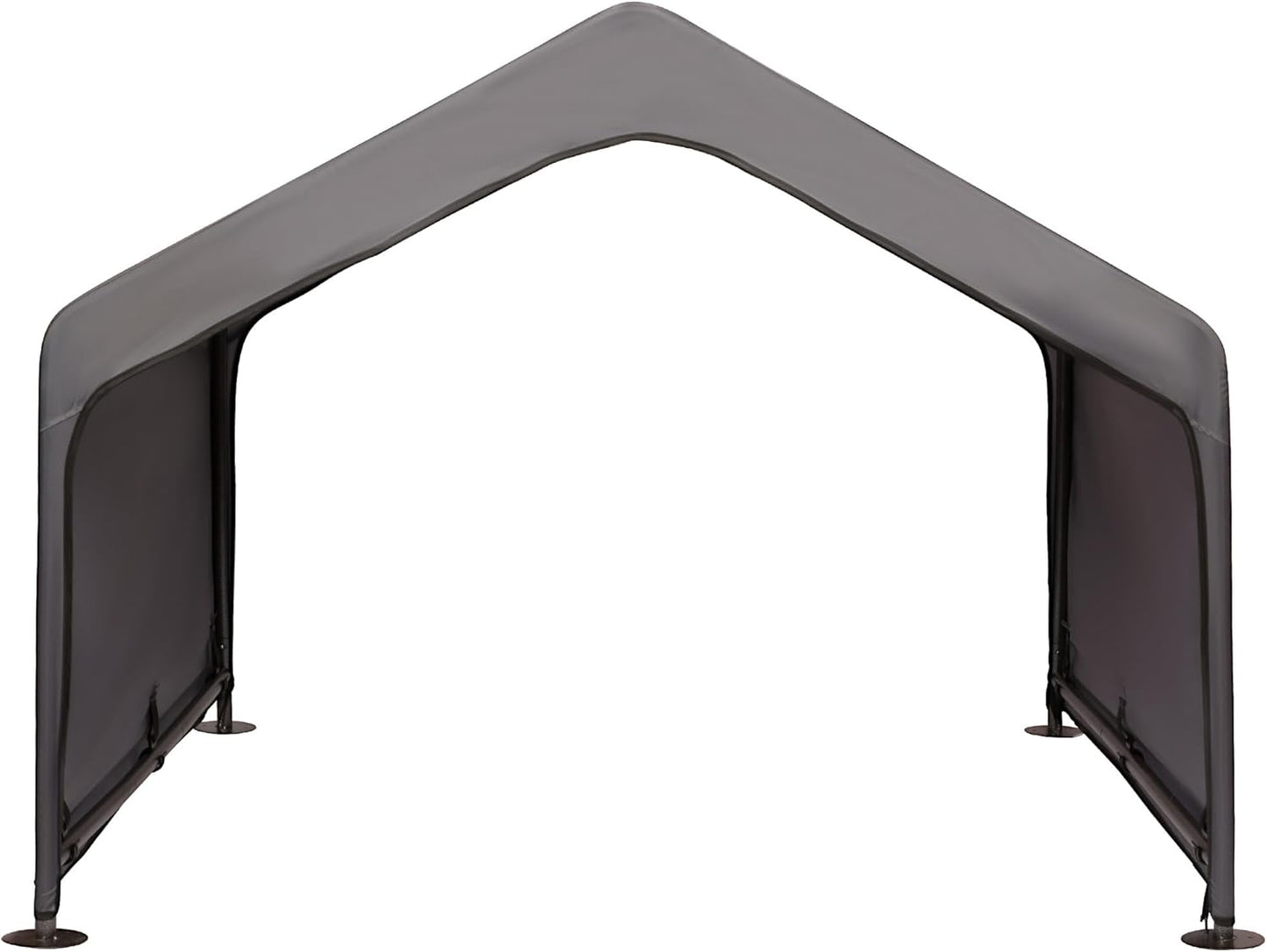 Dog Tent Outdoor, Extra Large Dog House Outside, Big Dog Shade Shelter Waterproof Weatherproof Doghouse Canopy with Ground Nails, Sun Rain Cover for Pet Cat Livestock, 4'x 4'x 3.3', Gray