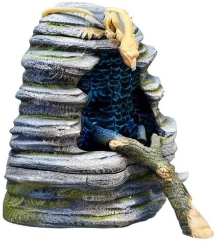 Zilla Spring Cave Décor with Blue LED, Rain Chamber, One Size, ECOM