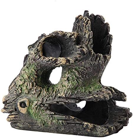 FTVOGUE Aquarium Driftwood Artificial Wood Tree Trunk Root Shrimp Spawning Ground Cave Fish Vivarium Decoration(ST-004C)