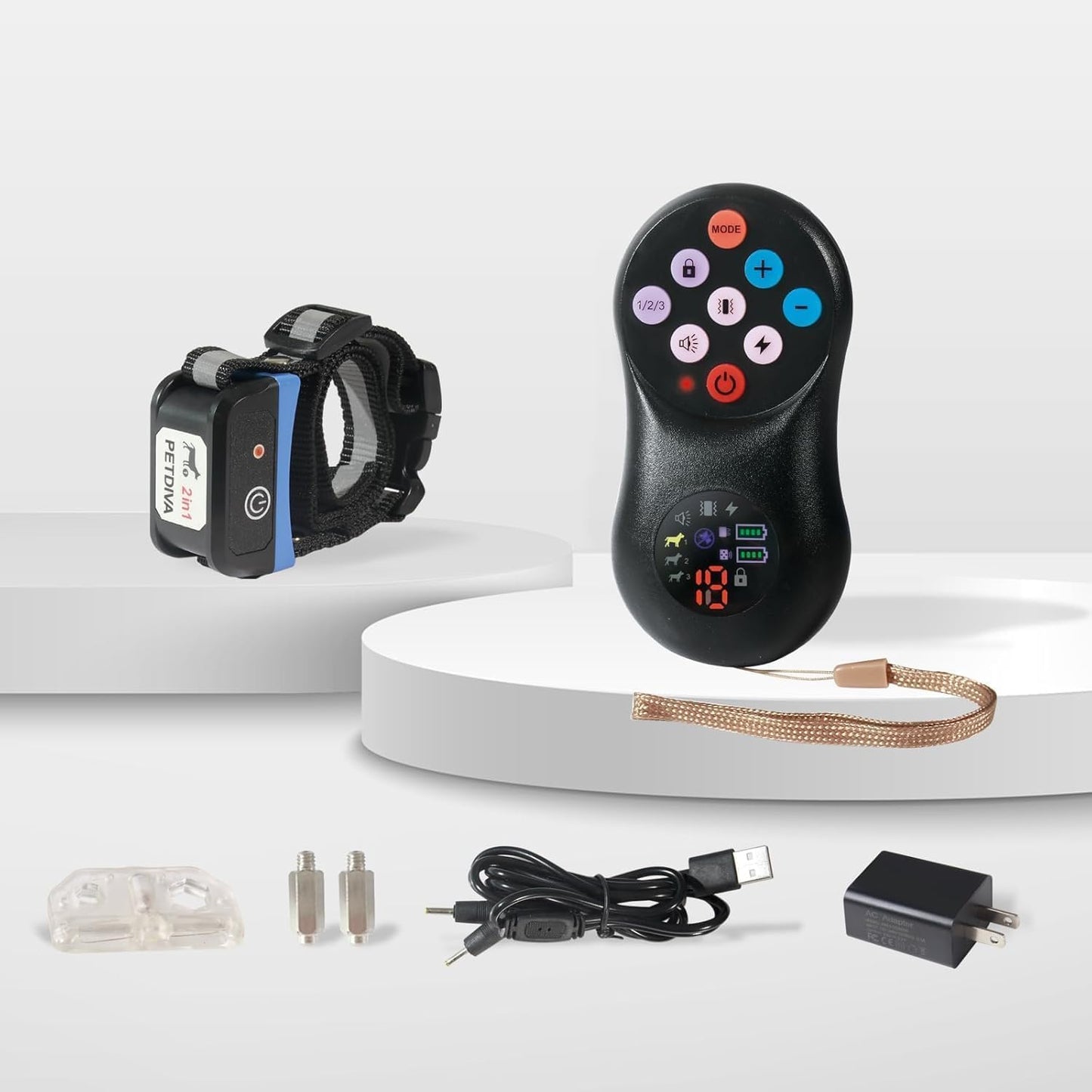 Dog Training Collar Pet Automatic Anti Barking Shock Collar 2026 Upgraded System, Wireless Charging Dog Training No Barking Device, Fully Sealed Waterproof Rechargeable Collar Receiver