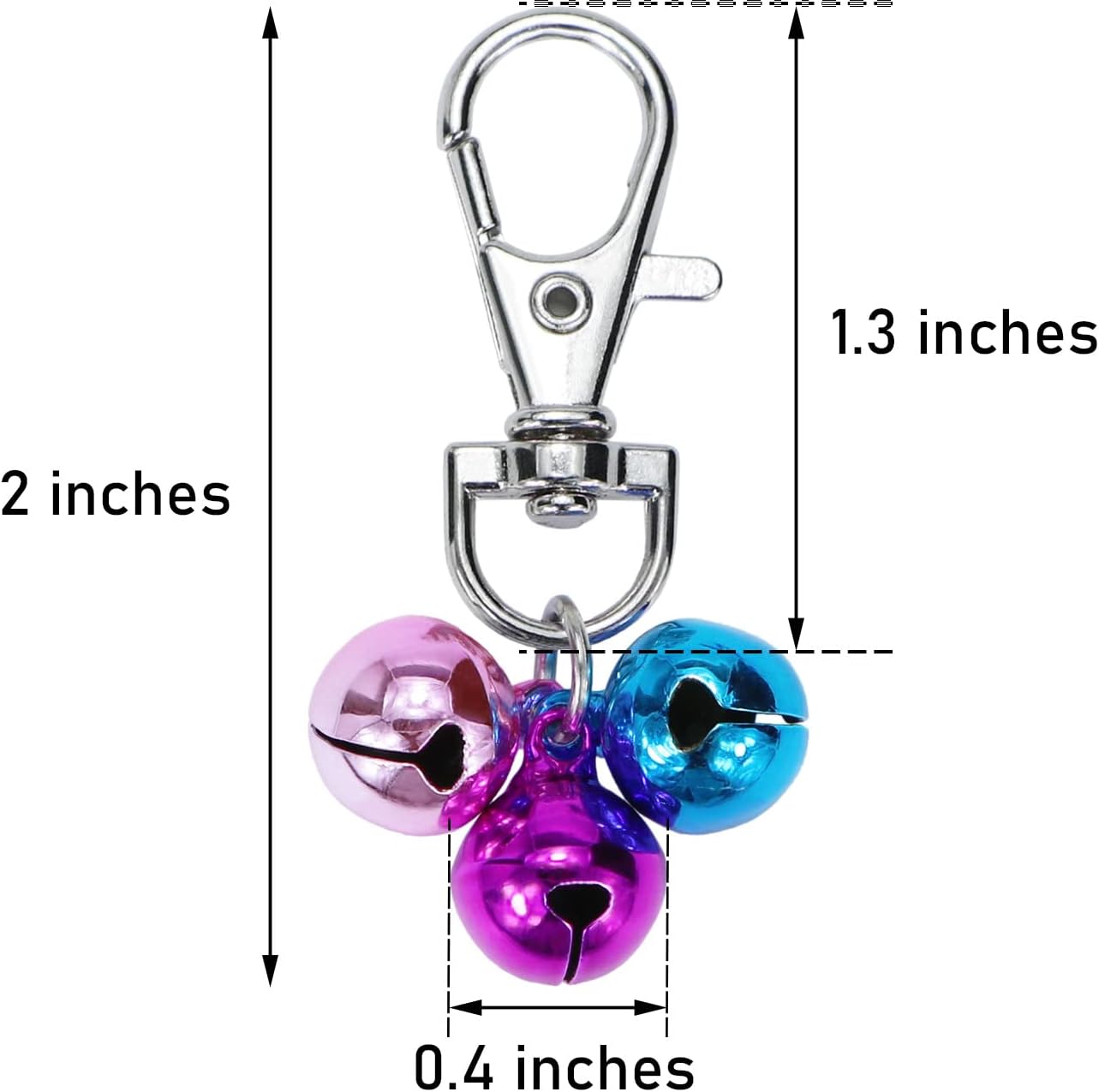 Cat Collar Bells Loud Dog Bell Training Charm Pendants for Pet Puppy Kitty Necklace Collar