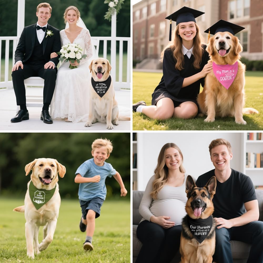 I Believe in Santa Paws White Dog Bandana, Christmas Birthday Gifts for Dog Owner Lover, Cute Puppy Scarf Photo Shoot for Holiday Party, Christmas Costume for Festive Celebration