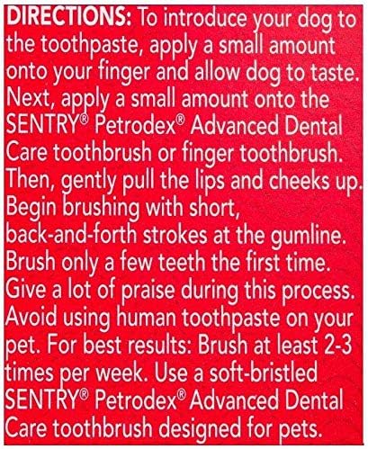 Petrodex Enzymatic Toothpaste for Dogs, Helps Reduce Tartar and Plaque Buildup, Poultry Flavor, 2 Pack