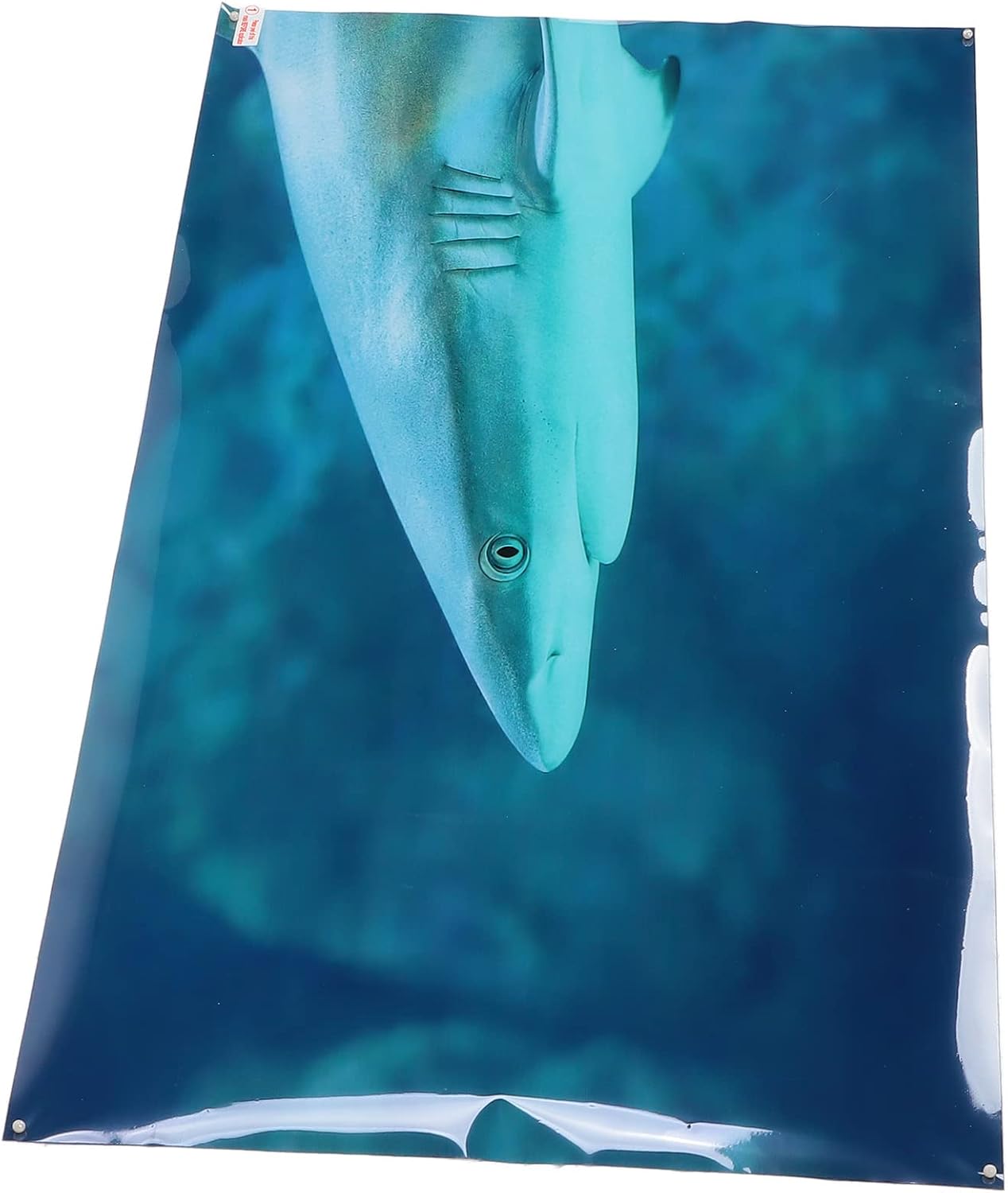 Aquarium Background Paper PVC Self Adhesive Clear 3D Decoration, Fish Tank Poster Backdrop, Realistic Underwater Scene with Fade Design, Easy to Apply Sticker for Glass A (91 * 50CM)