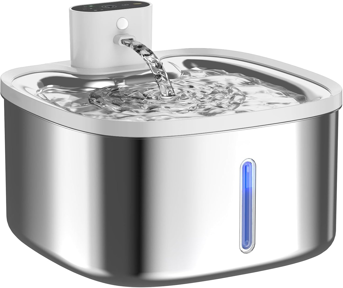 Wireless Cat Water Fountain Stainless Steel-cp05