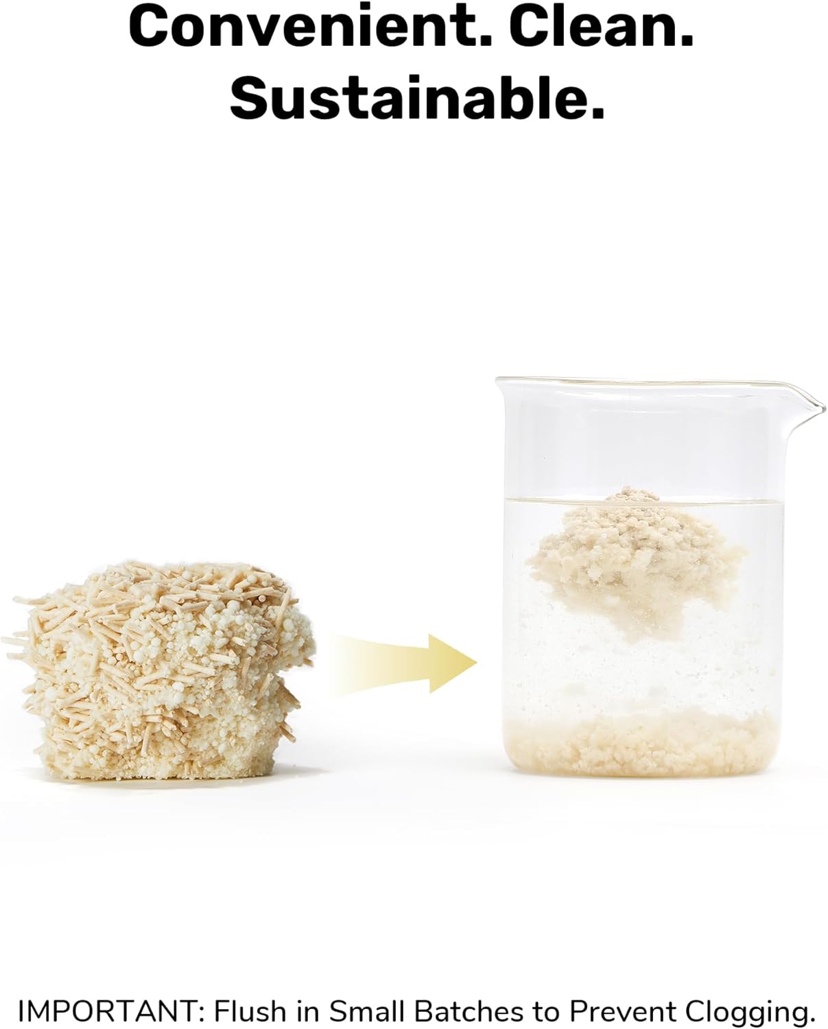 FUKUMARU Tofu Cat Litter, 12lb Fast Clumping & Odor Control, Gardenia Scent, Natural Bean Dregs & Cassava Starch, Dust-Free, Flushable, Low Tracking, Ultra Absorbent, Lightweight, 6lb x 2 Bags