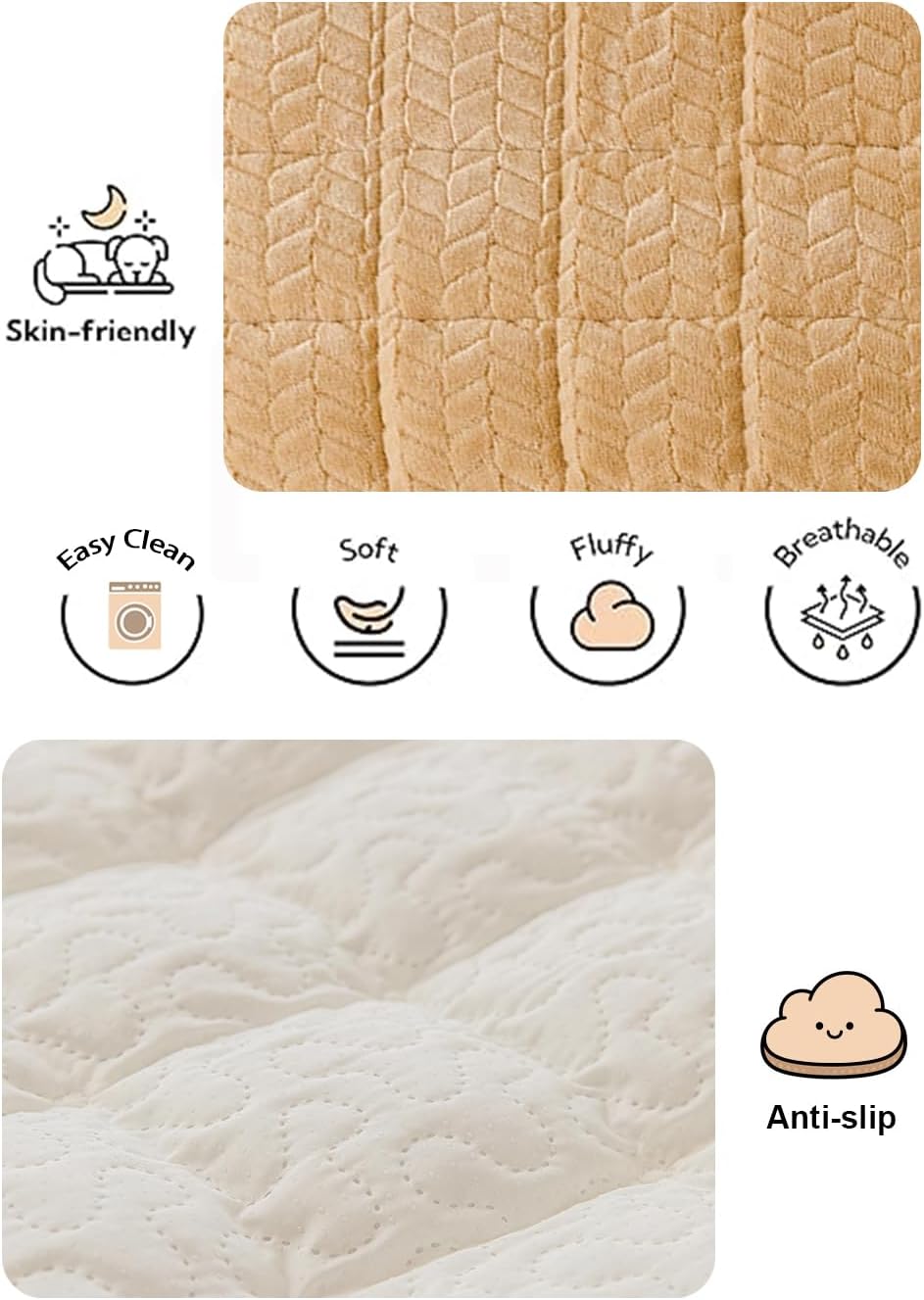 Backseat Pet Bed Mat for Car, Non-Slip Dog Car Seat Cover with Scratch-Proof Protection, Back Seat Extender for Dogs Compatible, Universal Fit for Cars SUVs Trucks (24.8x54 inch)