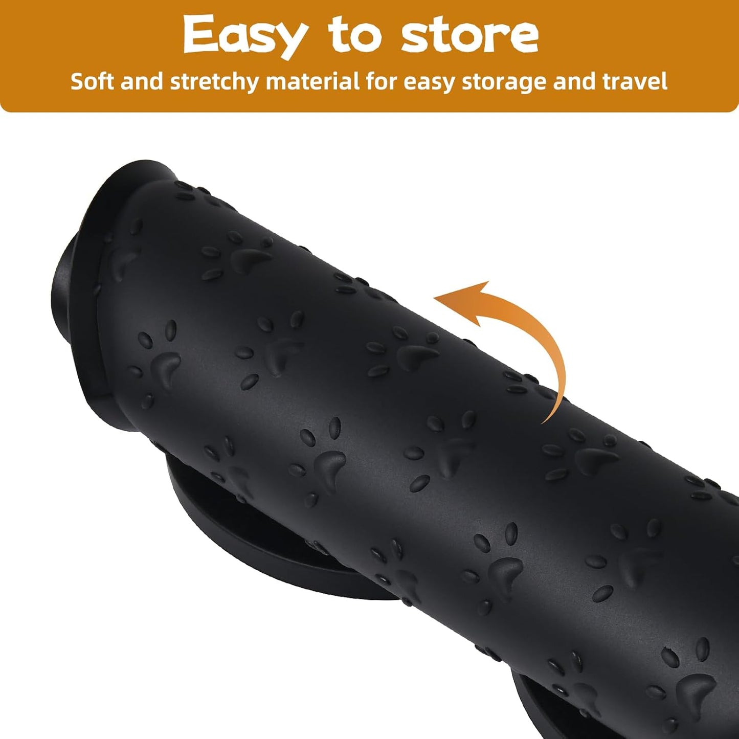 Dog Food Mat Anti-Slip Silicone Bowl Mats for Food and Water, Thicker Pet Placemat Waterproof Cat Feeder Pad with High-Lips Prevent Messy Spills to Floor Suitable for Medium and Small Pet