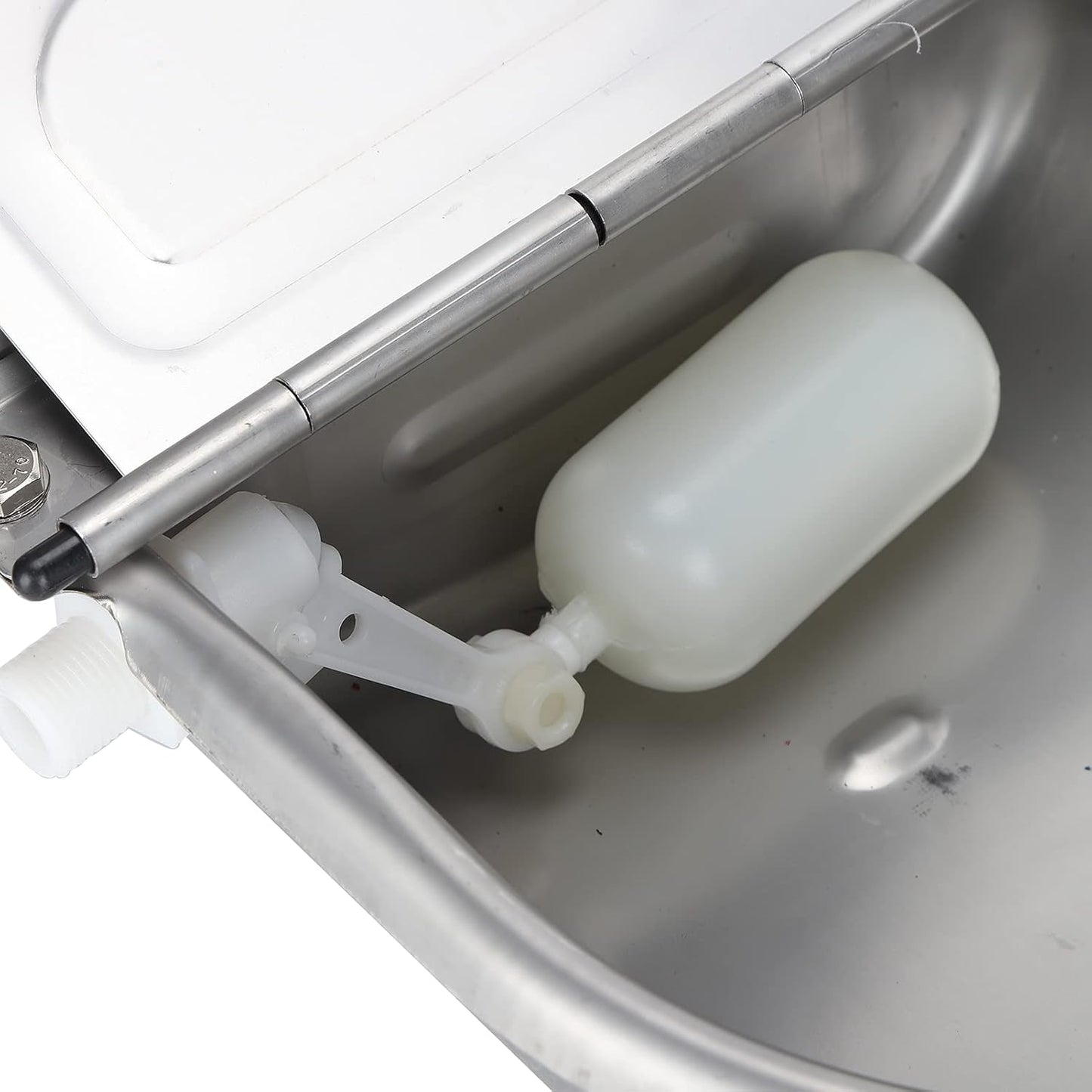 Acouto Automatic Water Bowl Horses Stainless Water Trough Bowl Automatic Drinking Horses Goats Sheep Cattle Livestock Waterer & Watering Equipment