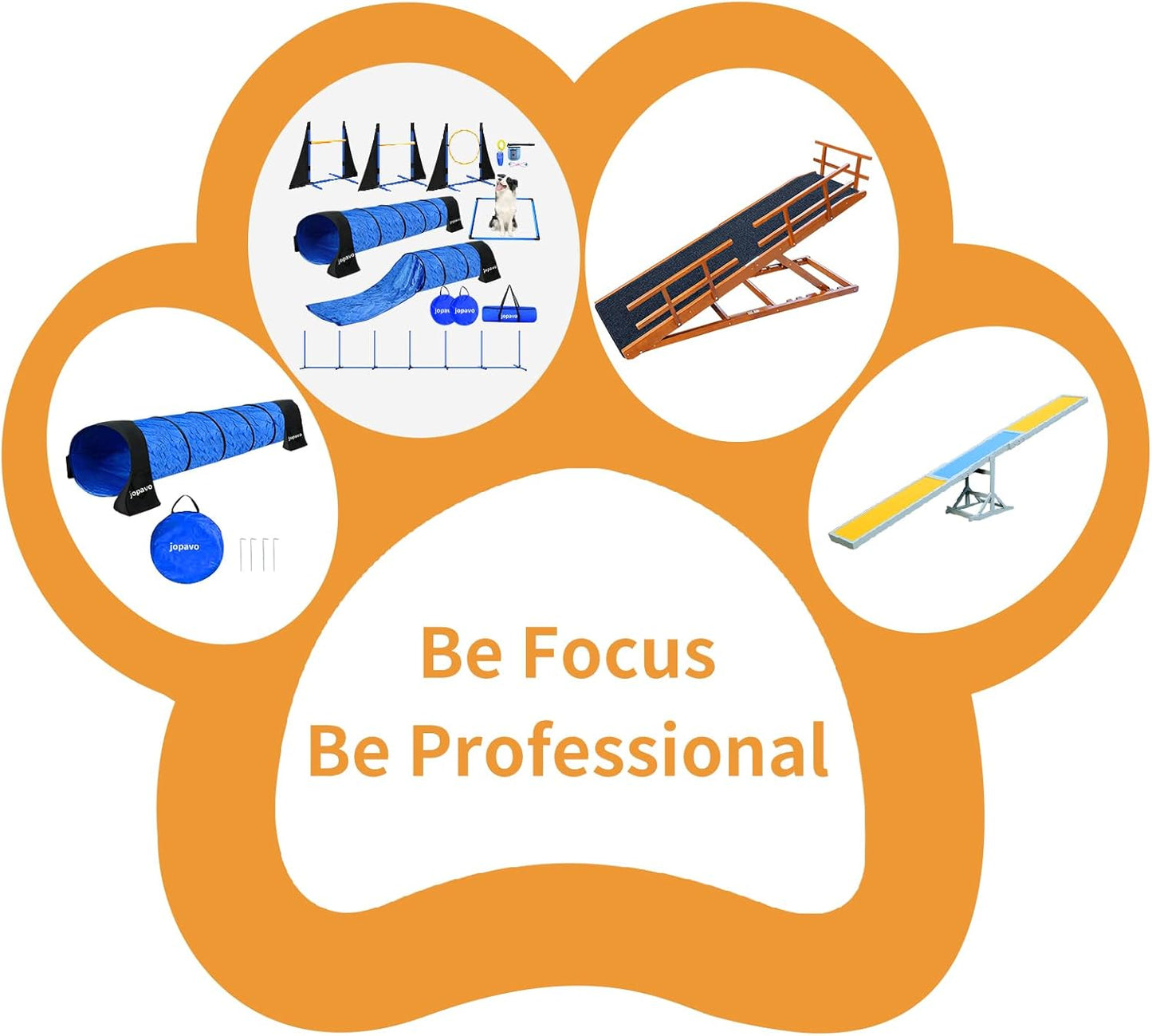 Dog Ramp for Bed - 65" Length, Supports up to 32" Height,Includes Non-Slip Replaceable Carpet, Safety Rails & Landing Platform,Adjustable & Foldable Pet Ramp for Large/Senior Dogs to Get on Bed