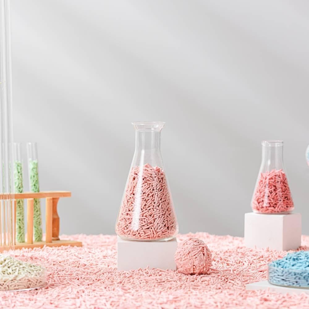 Michu Tofu Cat Litter Natural Clumping Tofu Cat Litter, Fast Clumping and Easily Scoop-able 5.5lb/88oz 5 Scents - Ocean Fresh, 2 Pack