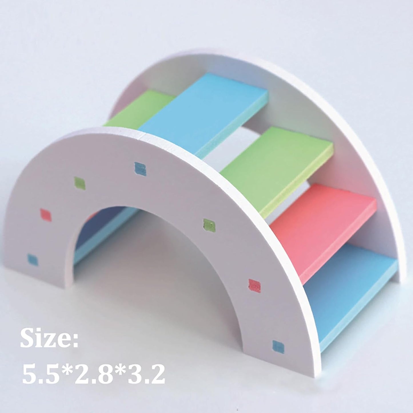 Hamster Wheel, Silent Running Exercise Wheel with Adjustable Stand for Hamster Guinea Pig Gerbil Hedgehog Small Animal Cage Accessories (Clear, 7.1inch)