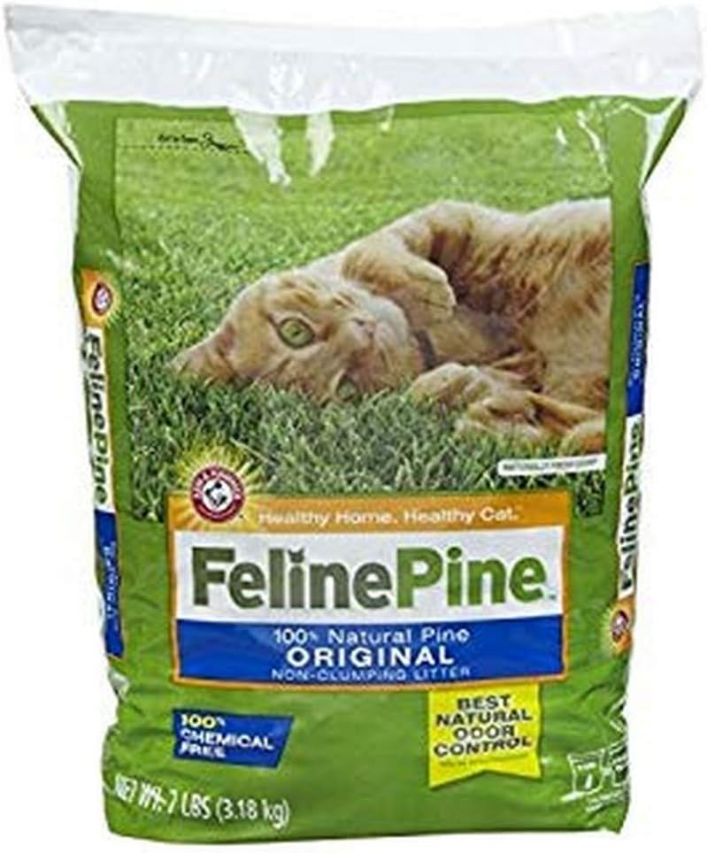 Feline Pine Original Cat Litter, 7-Pound Bags