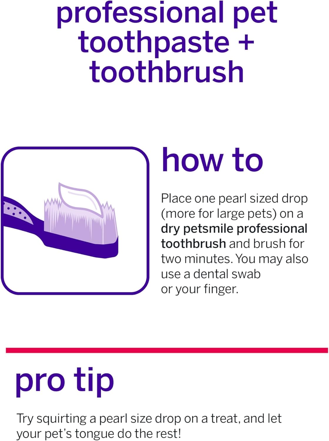 Petsmile Professional Pet Teeth Brushing Kit for Cats & Dogs - Only VOHC Accepted Toothpaste & Patented Toothbrush - Proven to Control Plaque & Tartar Calprox Formula (Rotisserie Chicken, 2.5 Oz)