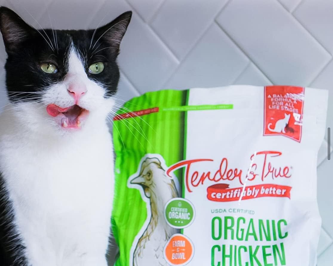 Tender & True Organic Chicken & Liver Recipe Cat Food, 3 lb