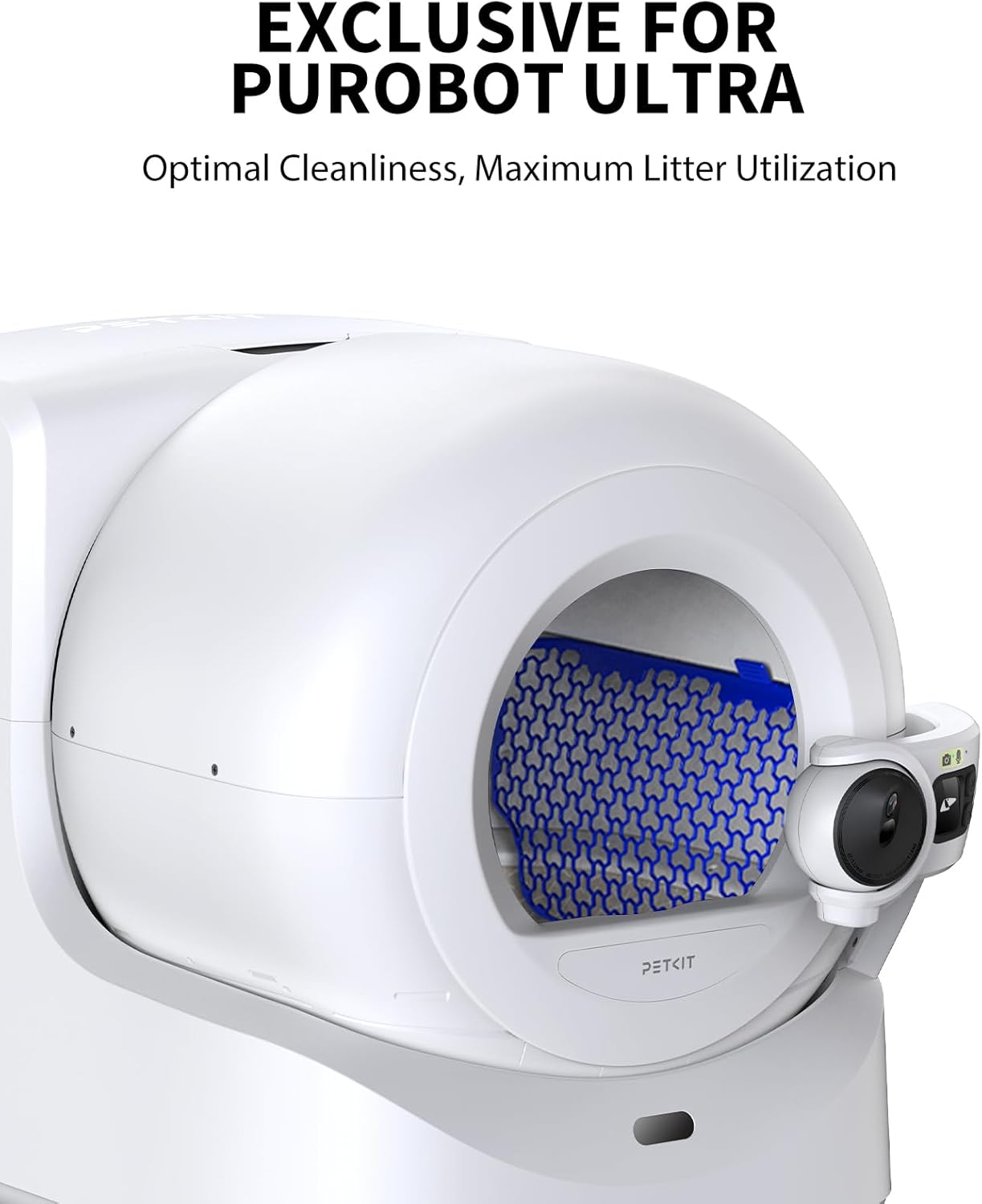 PETKIT Mixed Cat Litter Sifter Exclusive for PUROBOT Ultra Self-Cleaning and Auto-Packing Cat Litter Box, Suitable for Tofu and Other Large-Particle Clumping Litter