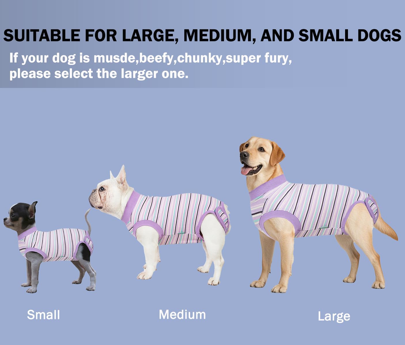 Sebdtico Recovery Suit for Dogs,Dog Surgery Suit Female Spay,Soft Dog Onesie for Surgery Female,Dog Cone Alternative Surgical Recovery Suit Female,Abdominal Wounds Licking Anti Suit for Dogs