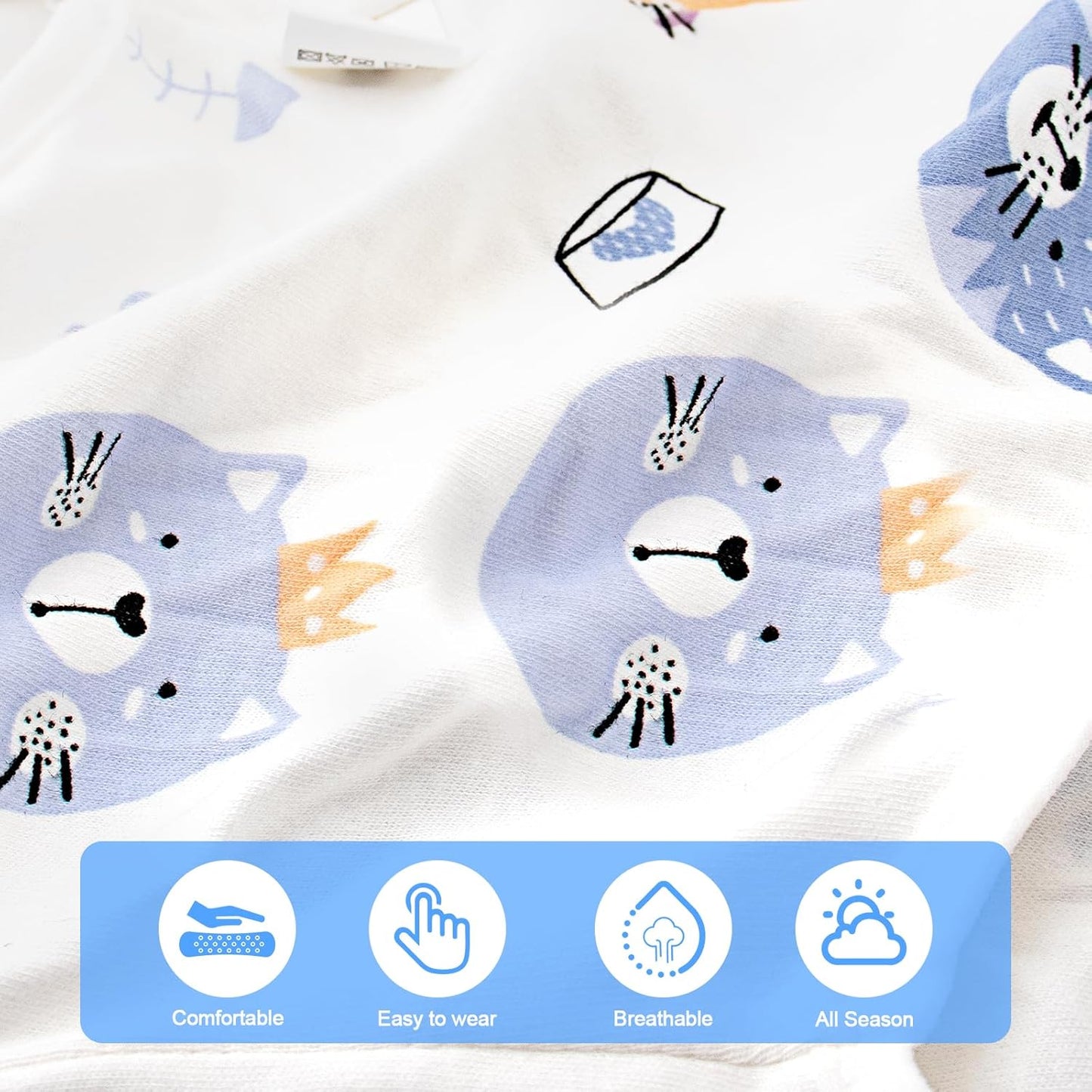 Coppthinktu Cat Recovery Suit Female, Breathable Cat Onesie After Surgery Female for Abdominal Wounds or Skin Diseases, Surgery Recovery Suit Kitten Onesie After Spay Wear Anti Licking