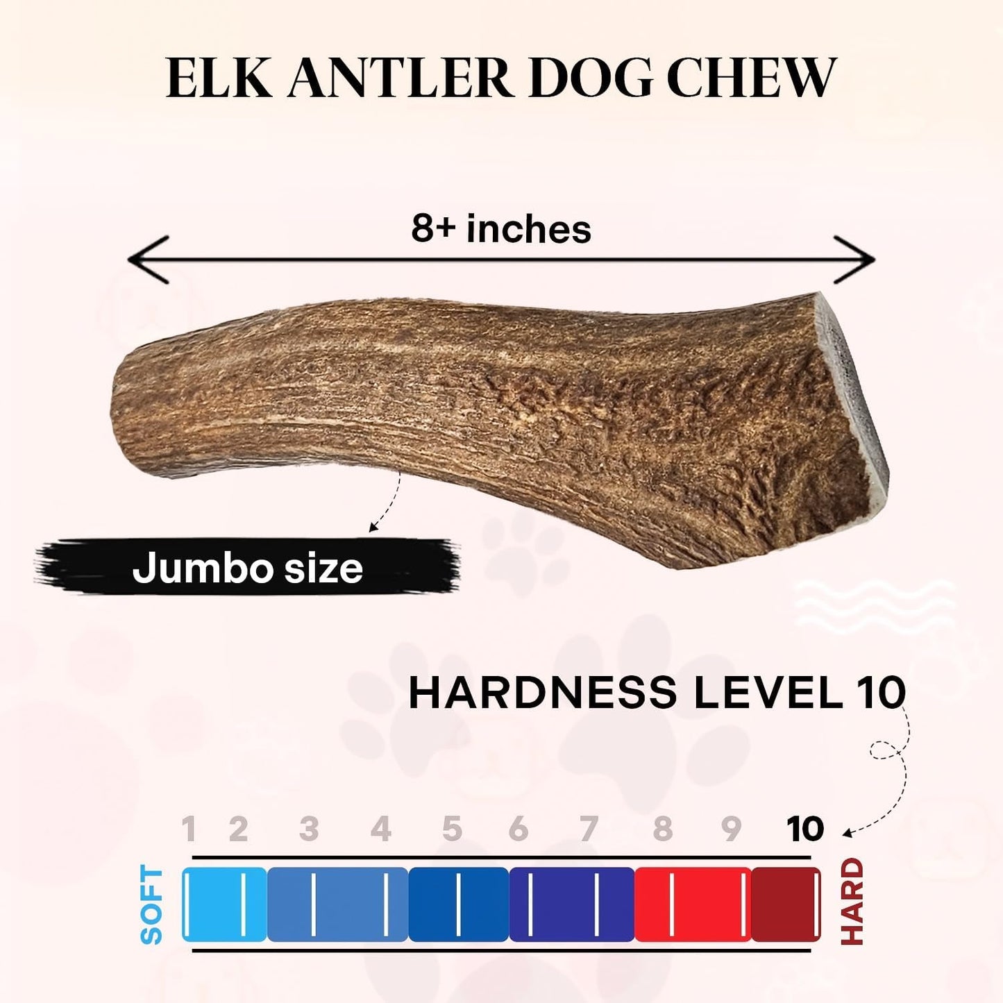 Healthy Dogma Allergy-Sensitive Dog Food & Elk Antler Chew Combo: Dehydrated Chicken Dinner (10 lbs) + Natural, Long-Lasting Elk Antler for Tough Chewers (8+ Inches)