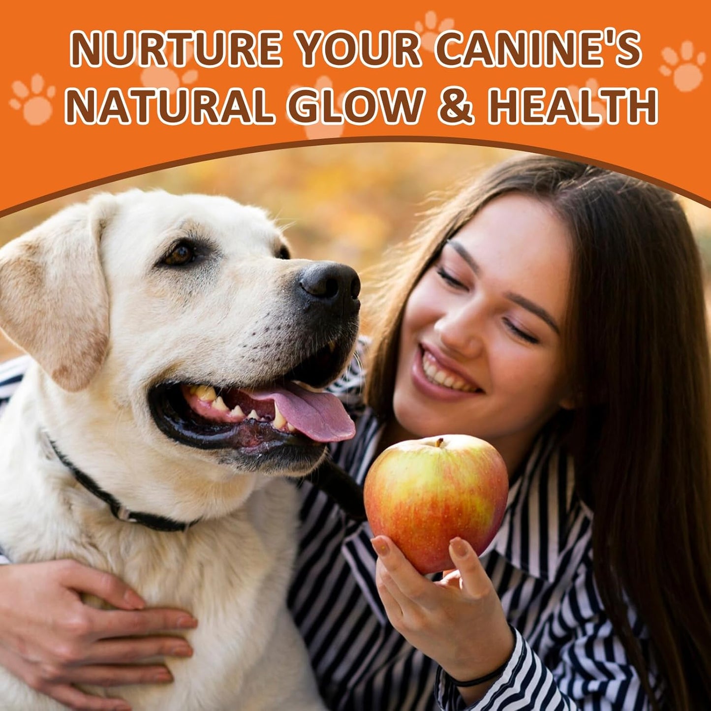 NATURE TARGET Omega 3 Fish Oil for Dogs, Salmon Oil Skin and Coat Supplement for Dogs Itchy Skin Relief with Omega 3-6-9 (EPA & DHA), Zinc, Biotin and Vitamin E & C - 120 Salmon Flavored Soft Chews