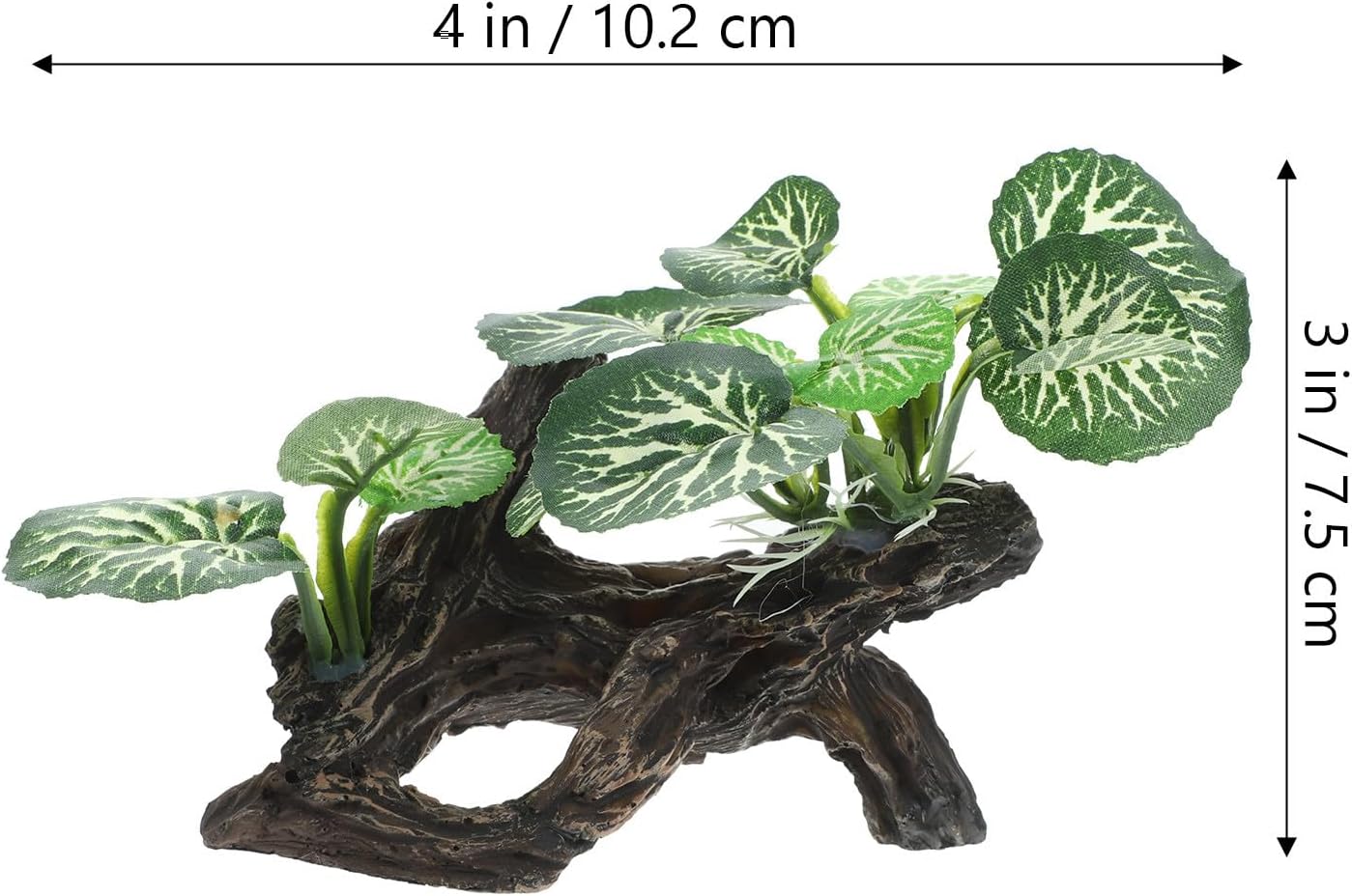 Reptile Terrarium Plant Artificial Plant Ornament Décor for Lizard Box and Fish Tank Habitat Decoration