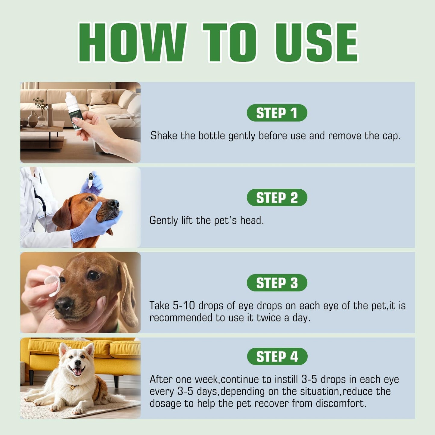 BrennenstuhlCataract Drops for Dogs - Pet Dog Eye Drops for Relieving Eye Itching and Clean Tear Stains - Removing Eye Stains - Improving Clarity - All Natural Pet Eye Health Care (2 X 10 ml)