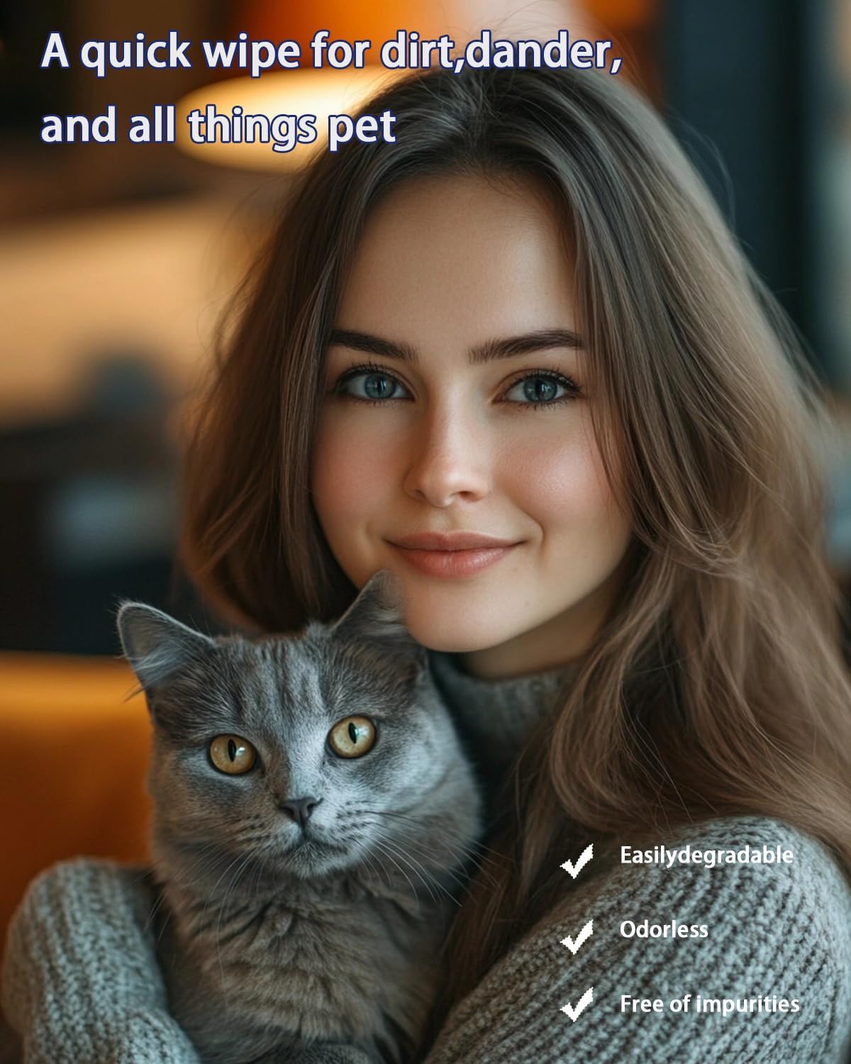 Dog Wipes for Paws, Butt, Face & Tear Stains – 320ct Unscented Hypoallergenic Pet Wipes for Dogs & Cats – Extra Thick, Rinse-Free Deodorizing Grooming Wipes for Muddy Paws, Allergies, Bedtime & Travel