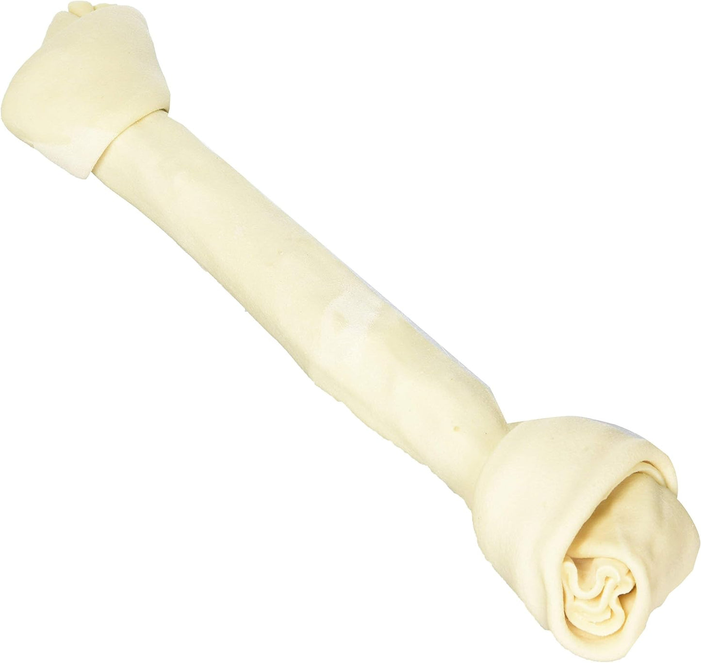 (2 Pack) Knotted Rawhide Bone, 15 Inches Each