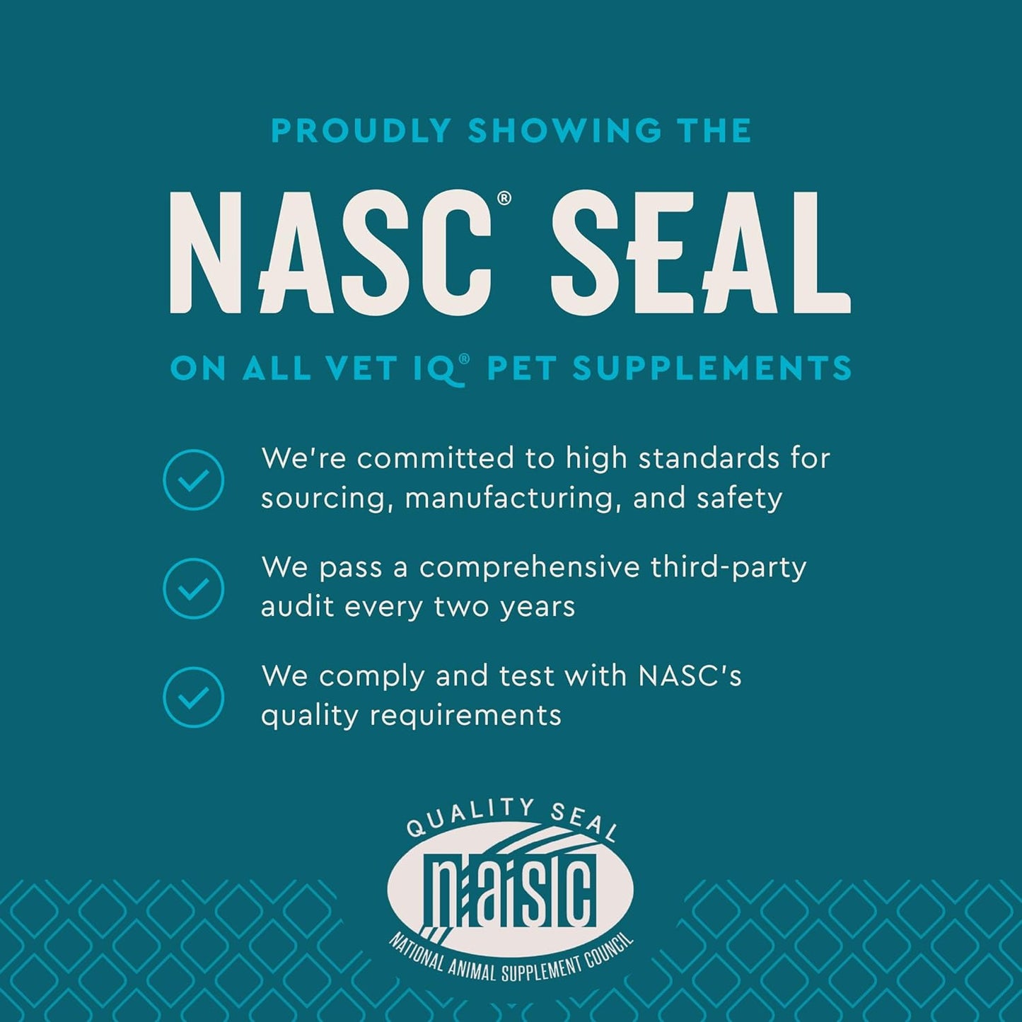 VetIQ Calming Support Supplement for Dogs, Calming Chews Help Manage Stress and Promote Relaxation, Anxiety Relief for Dogs, Made in The USA, 60 Count