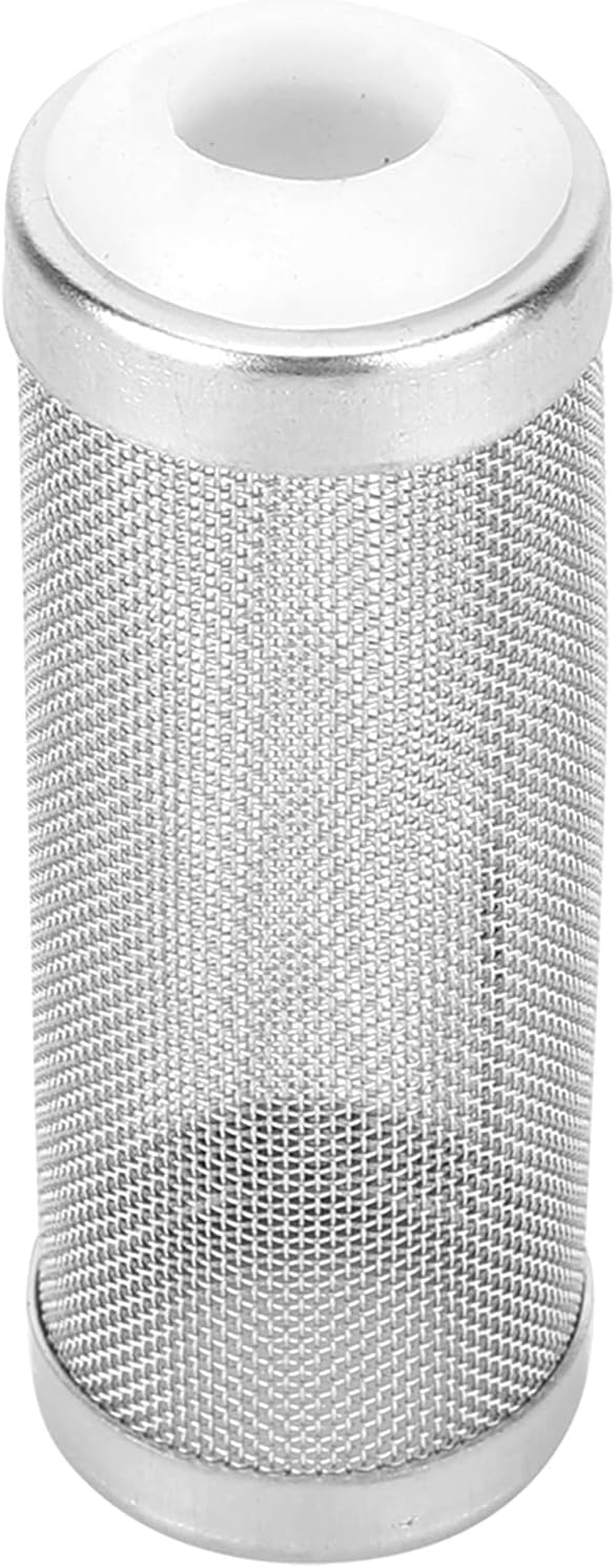 Aquarium Filter Inflow Inlet Mesh, Stainless Steel Intake Shrimp Guard Protector Cover Screen Metal Fish Prefilter Tube Strainer Net Protecting Basket Media Accessory 16mm 5Pcs