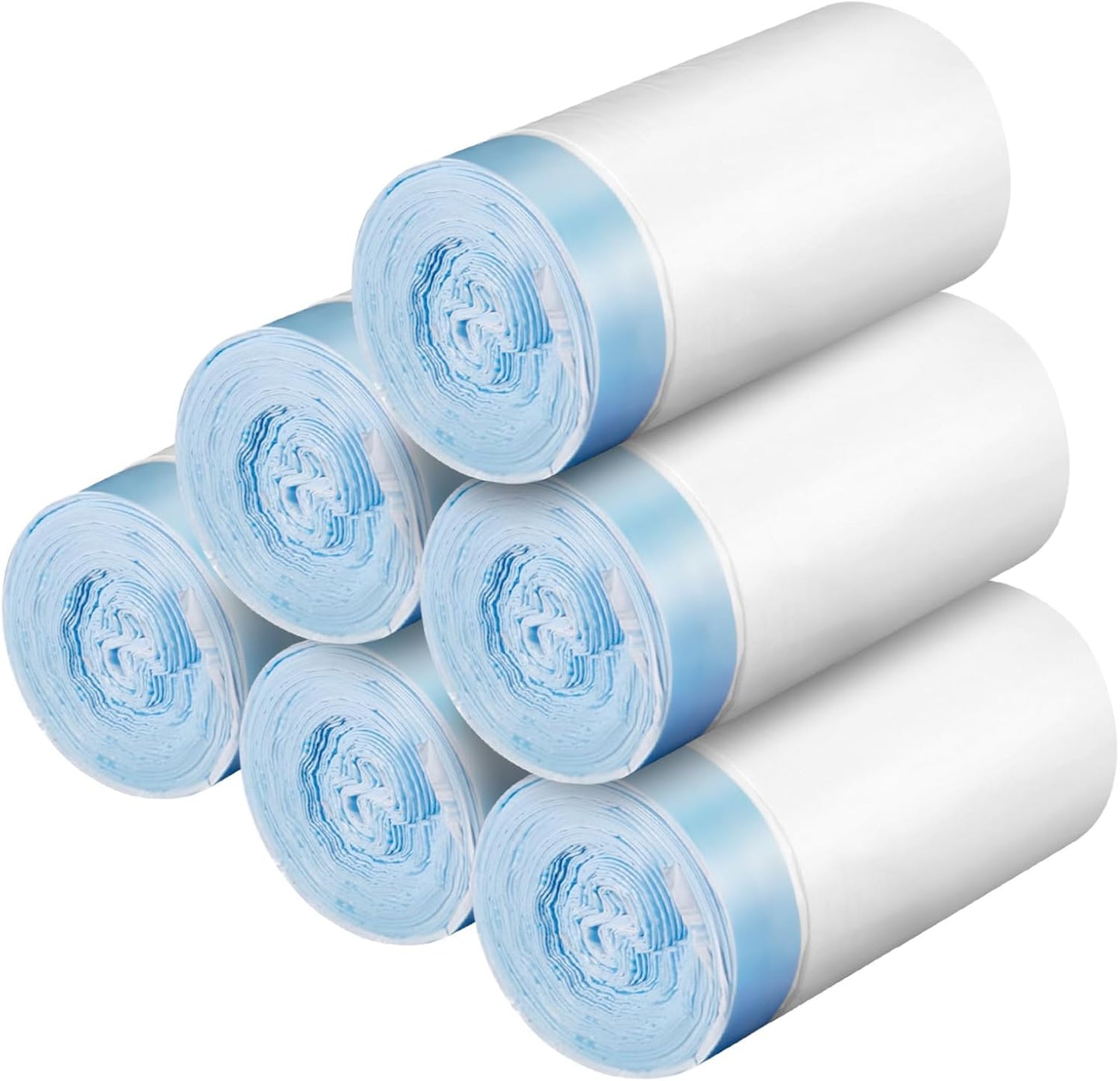 80 Count Waste Bags for Self-Cleaning Cat Litter Box, Replacement Extra Large Cat Litter Box Liners, 4 Rolls Drawstring Trash Bags for Robot, 20 x 18 Inchesļ¼4 Packs/80 Countsļ¼