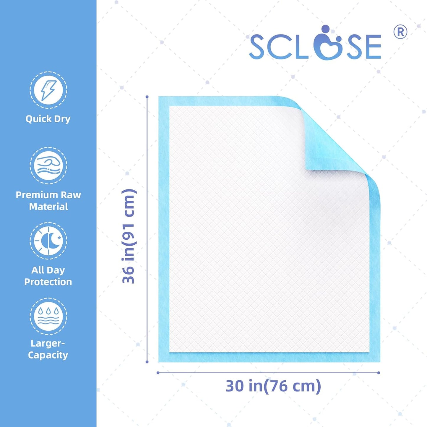 Dog Pee Pads Extra Large 30"x36", 50 Count Puppy PadsXL, Potty Pads for Dogs, Super Absorbent & Leak-Proof, Disposable Training Pads for Puppies, Doggie Pads