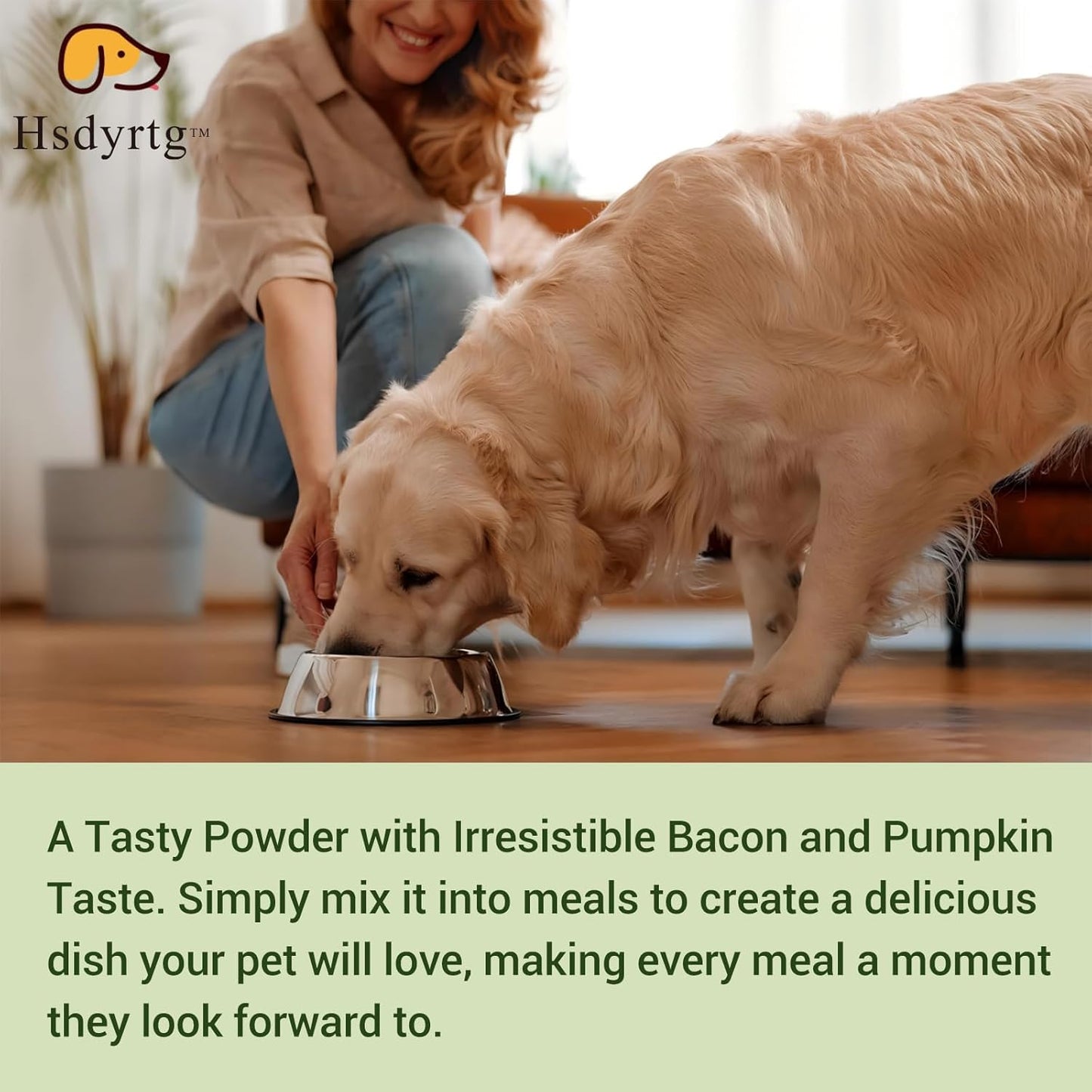 Dog Supplies - Dog Multivitamin Powder with Chondroitin, Omega 3, Probiotics for Hip & Joint Support, Skin & Coat Health, and Digestion. Easy-Mix Powder Supplement for Dogs - 250g