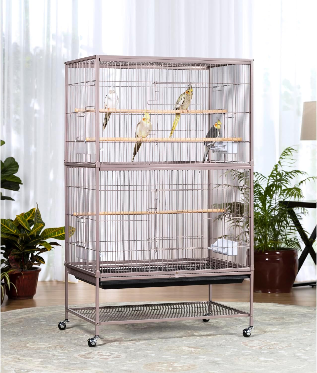 Prevue Pet Products Flight Bird Cage in Blush Finish (F042)