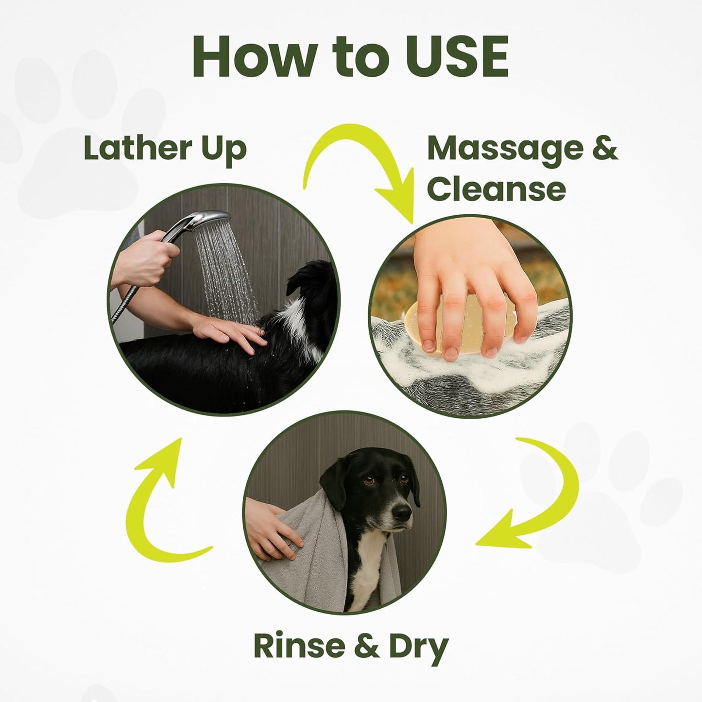 Project Sudz Spa Collection Bar Shampoo – Coco Limone | Solid Pet Shampoo Bar with Coconut & Lemon | Eco-Friendly, Plastic-Free, Gentle & Safe for Dogs & Cats