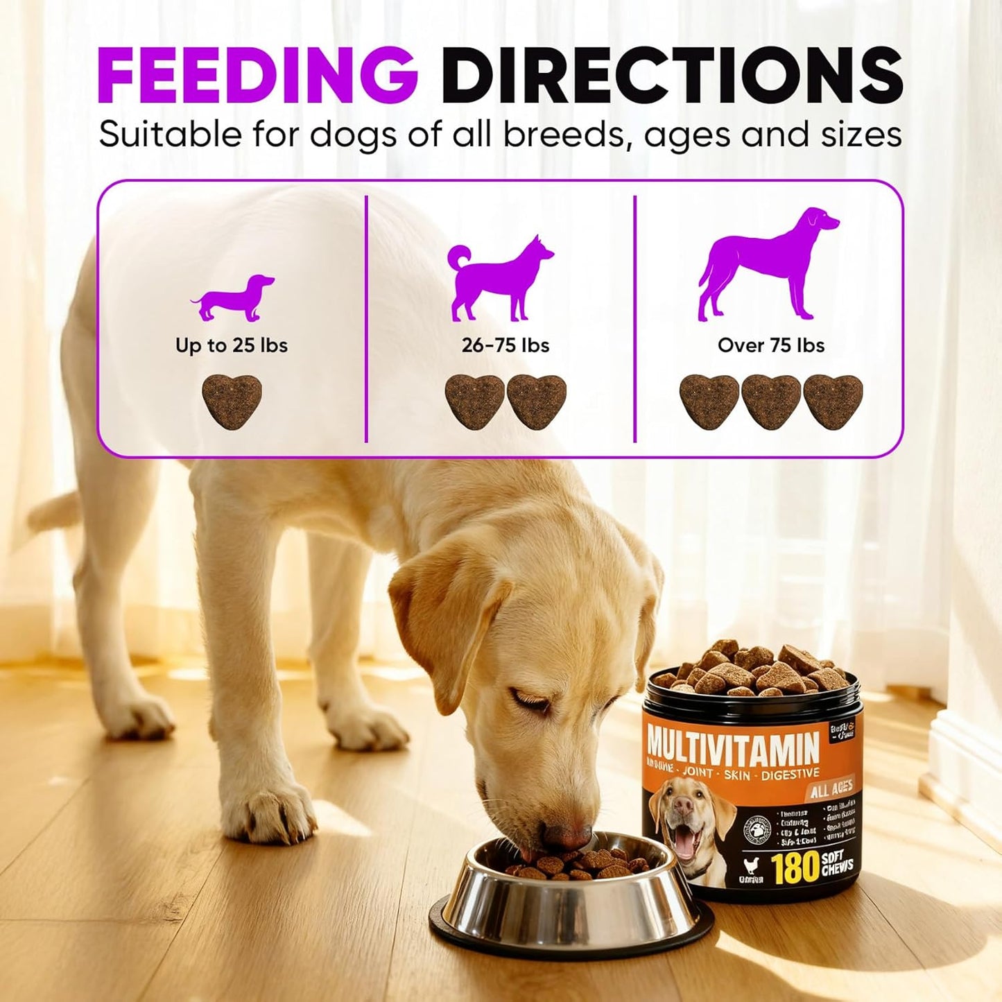 Dog Soft Chews – Joint Care, Skin & Coat, Gut Health, Immune Support