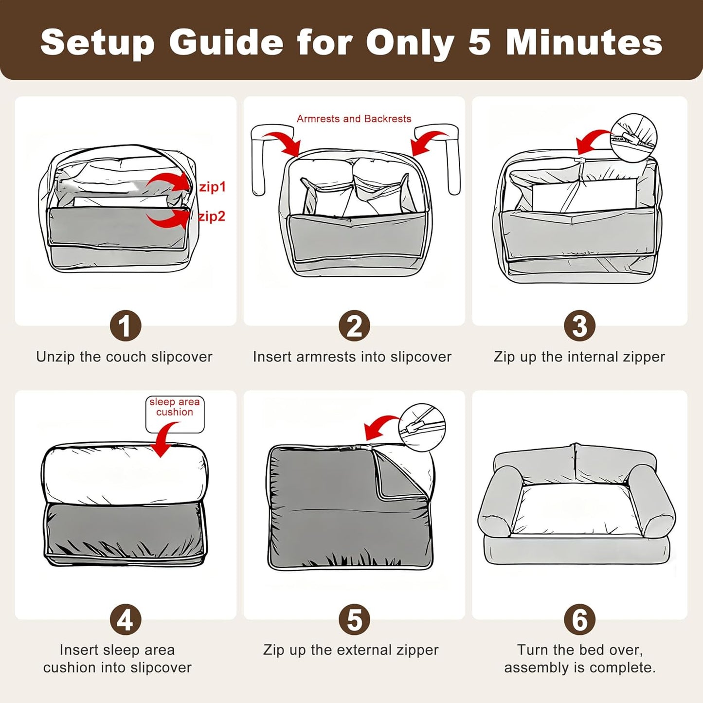 Cat Beds for Indoor Cats, Cat Couch Bed, Cute Cats Sofas for Pets, Small Dog Sofas & Chairs with Removable Washable Cover, Plush Soft Pet Furniture for 10lbs Small Dogs & Cats(Navy Blue)