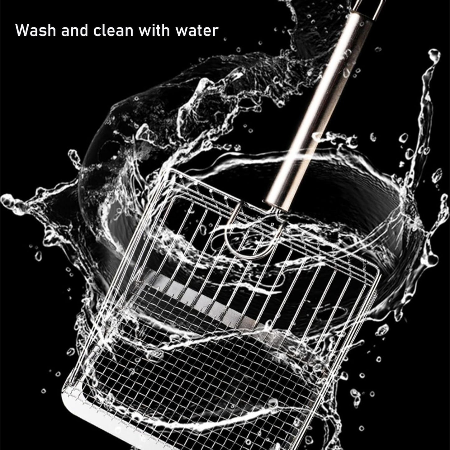 Cat Litter Scoop, Metal Scooper, Deep Shovel, Ergonomic Handle, Kitten Poop Sifting, Durable, Heavy Duty Speed Sifter, for Litter Box (Silvery-Gray)