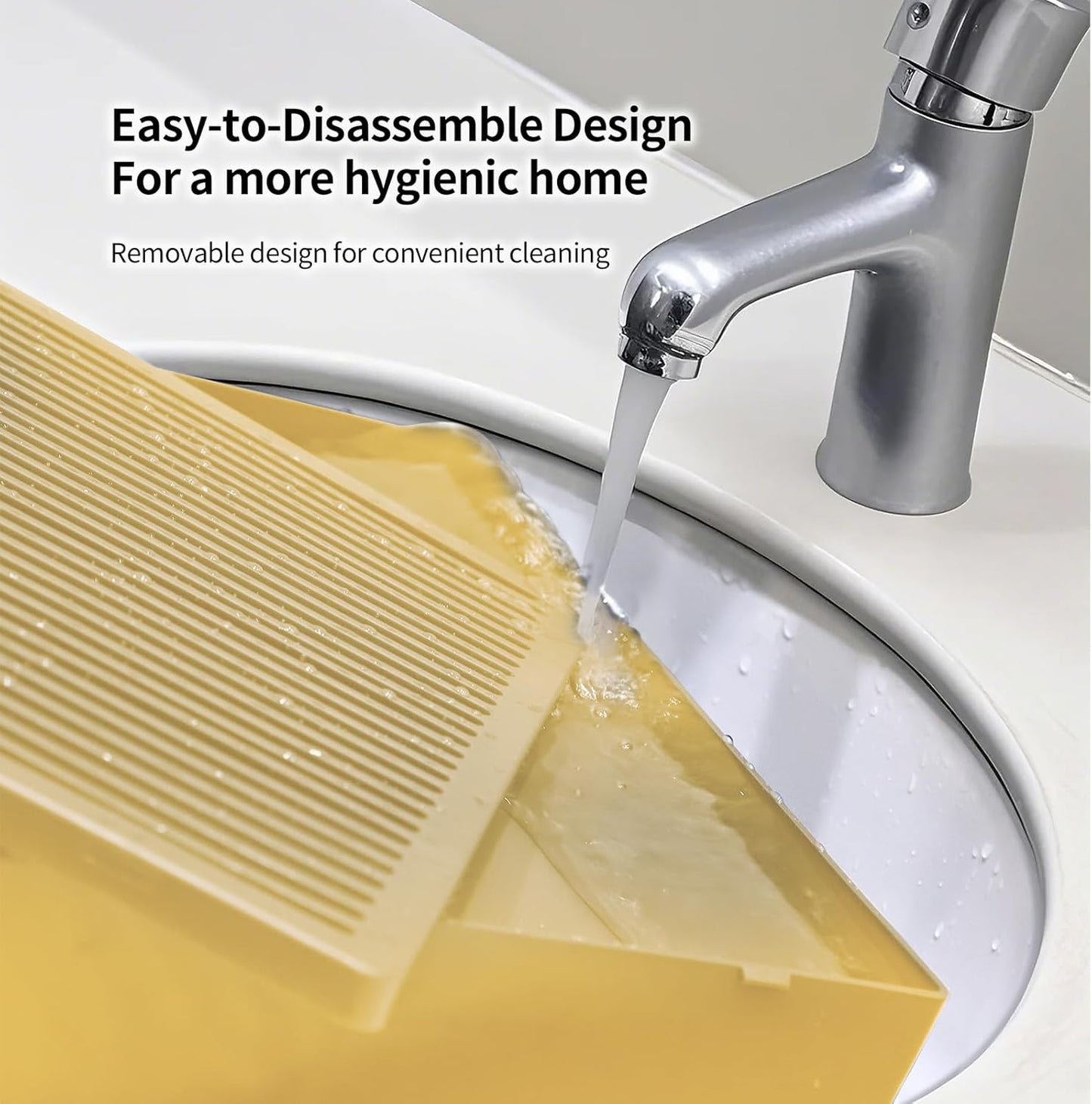 PAKEWAY Cat Ramp for Litter Box, Adjustable Elevated Cat Litter Box Step, for Automatic Litter Boxes & High - Entrance Litter Boxes - Ideal for Small & Elderly Cats