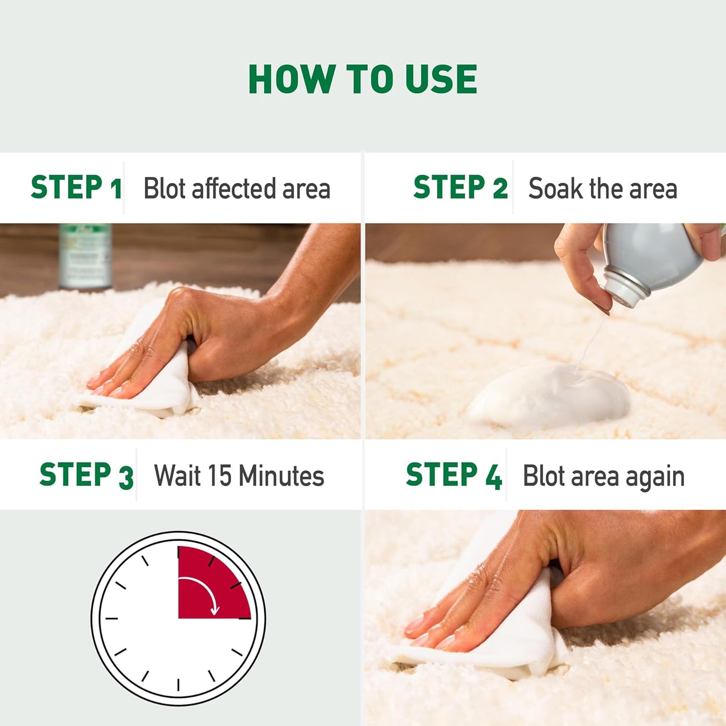 Nature's Miracle Urine Destroyer Plus for Cats, Enzymatic Formula for Severe Cat Urine Stains, 17.5 oz